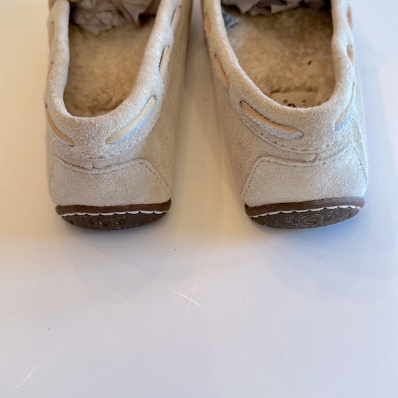 UGG Sherpa Lined Suede Driving Loafers - Picture 6 of 8
